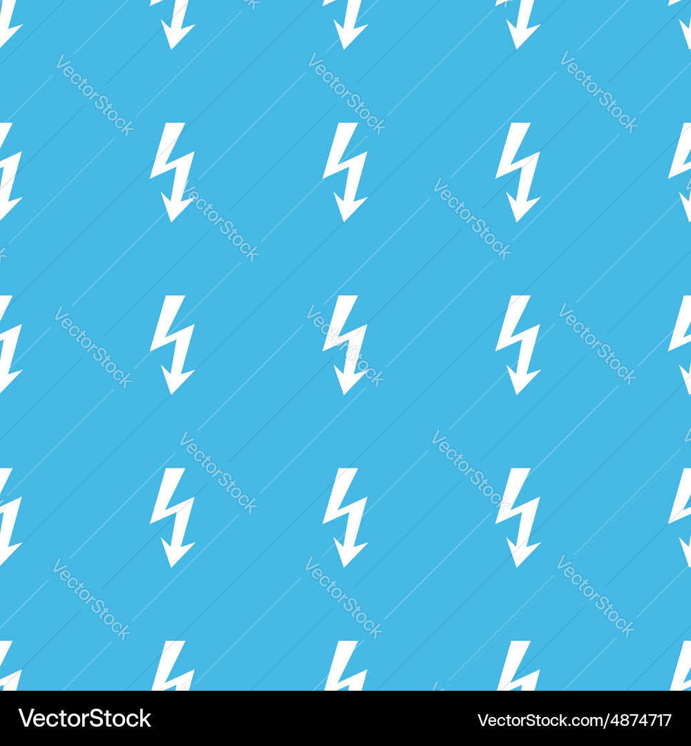 Lightning straight pattern vector image