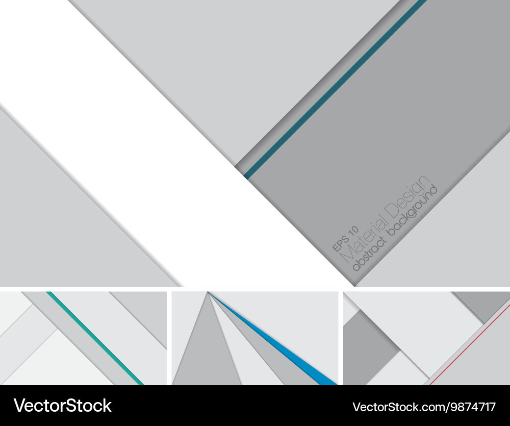 Material design abstract background Vector Image