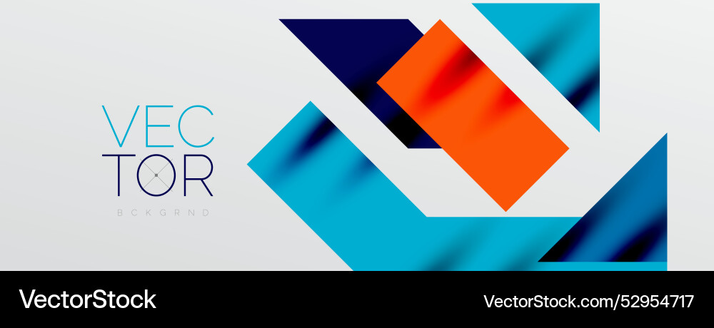 Minimal composition abstract lines and triangles Vector Image