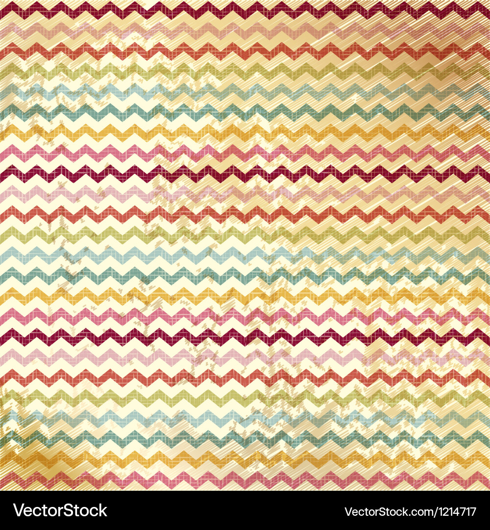 Retro Chevron Pattern vector image