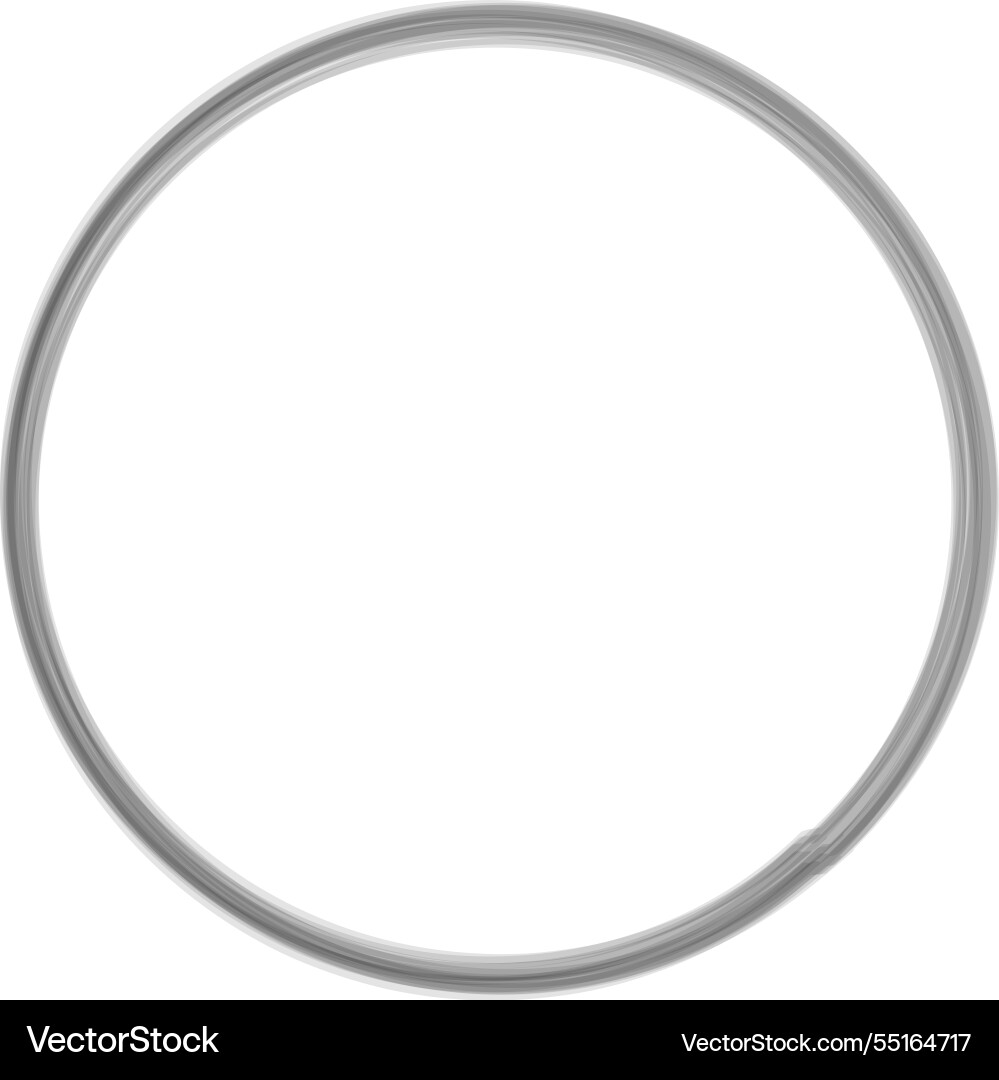 Simple circular frame with smooth Vector Image