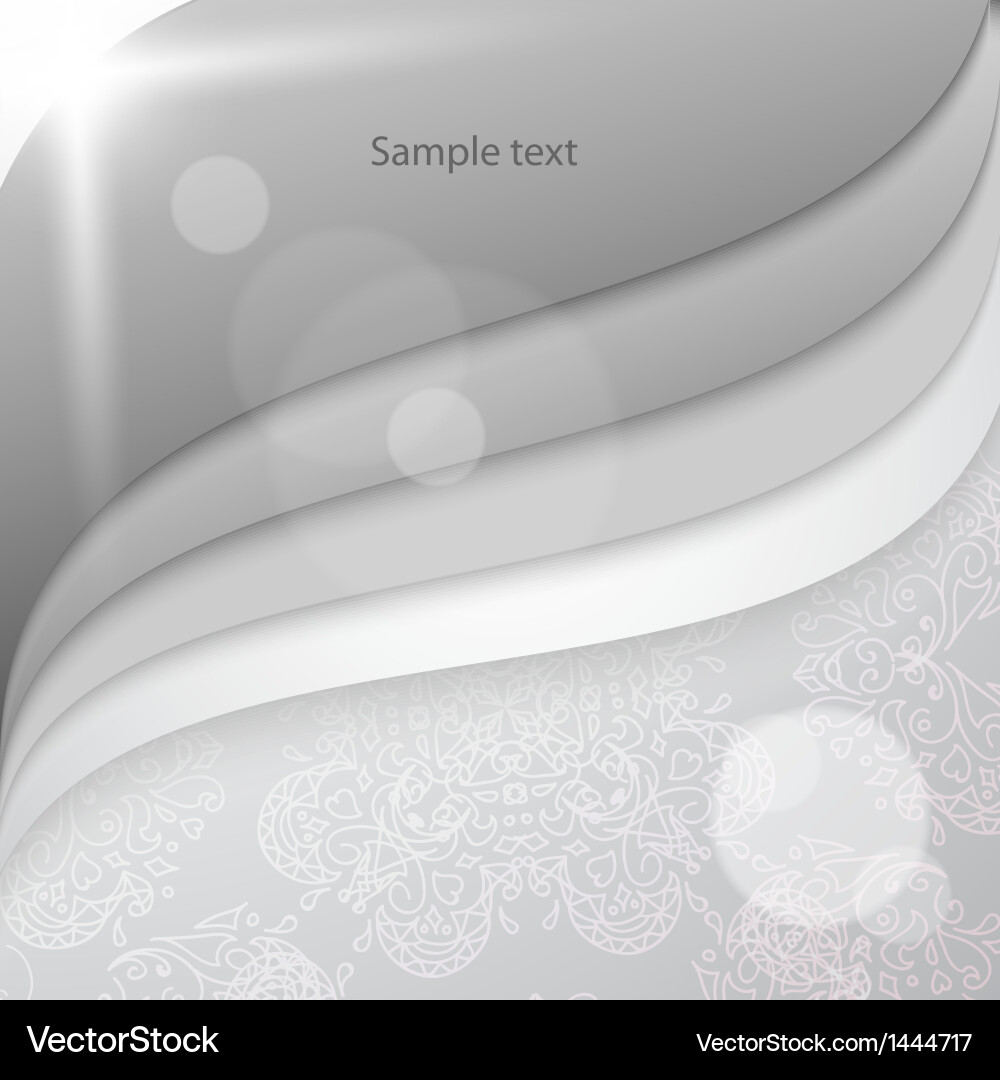 White Papers with Layered Curl Vector Image