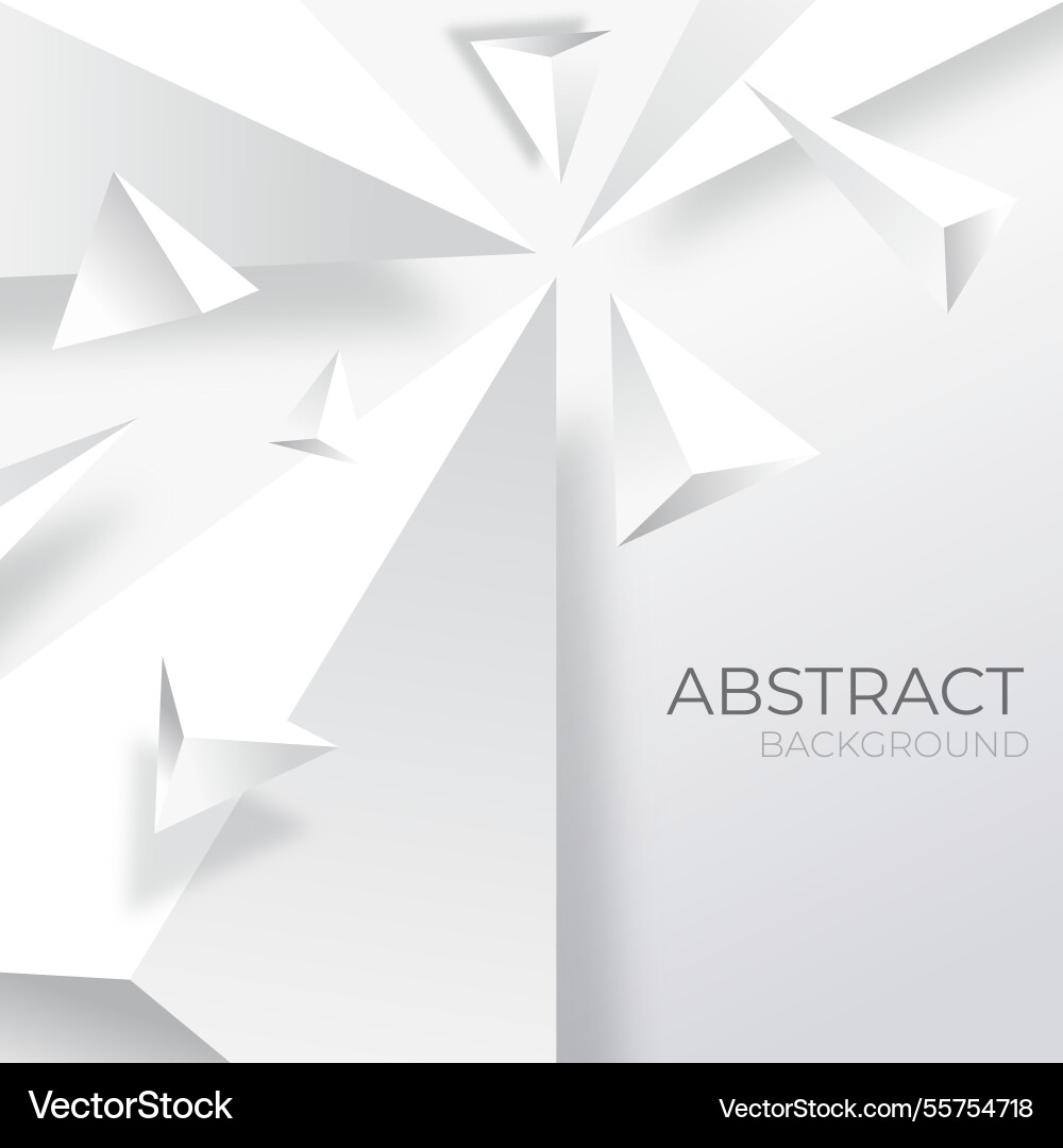 Abstract background with triangular shapes vector image