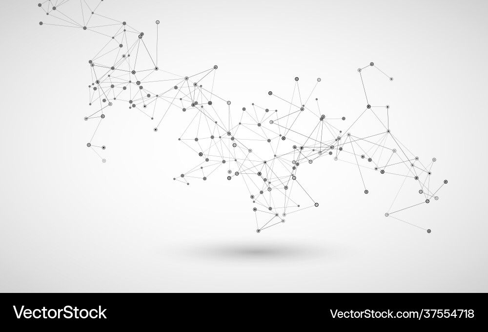 Abstrakte Verbindung Hintergrund mit Punkte-Array Abstrakte Verbindung Hintergrund mit Punkte-Array vektorbild