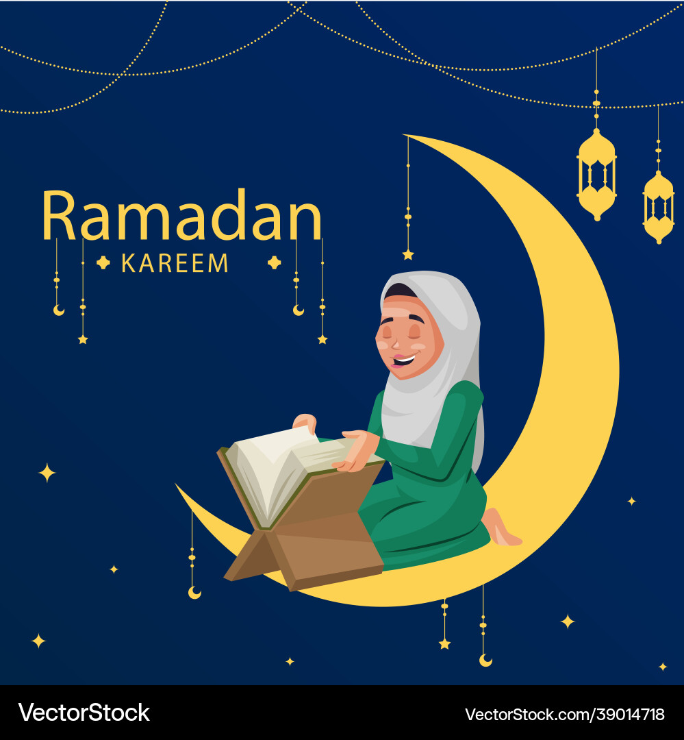 Banner design ramadan kareem Royalty Free Vector Image