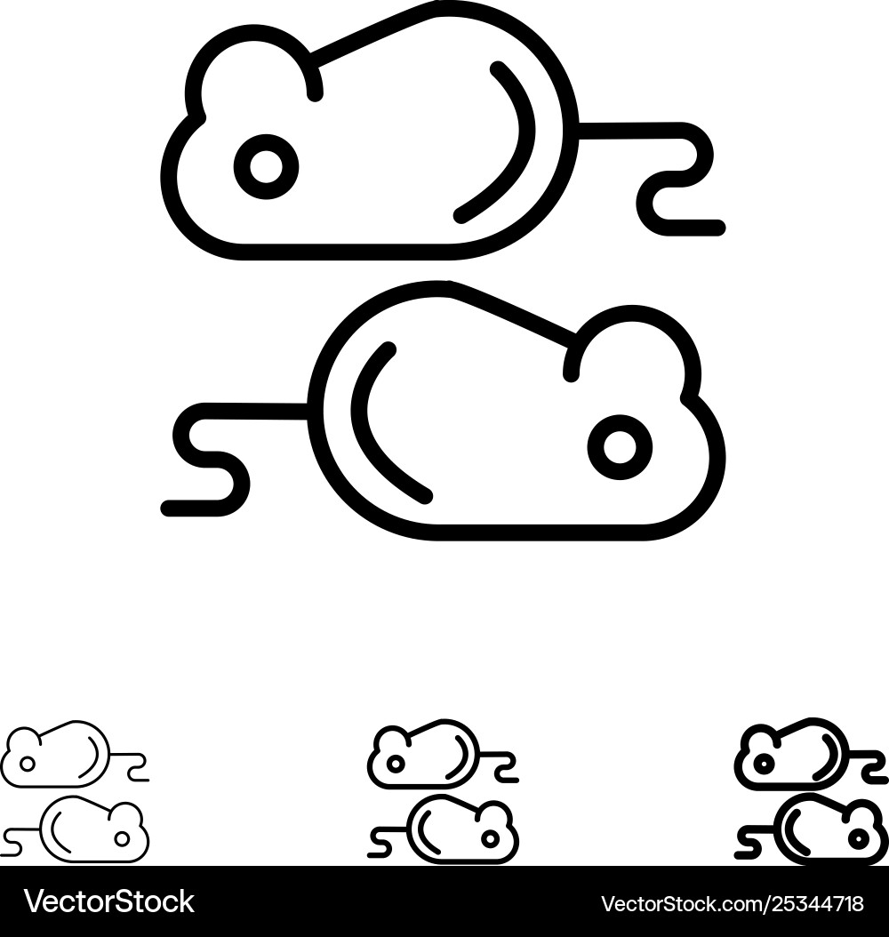 Closing testing test bold and thin Closing testing test bold and thin vector image