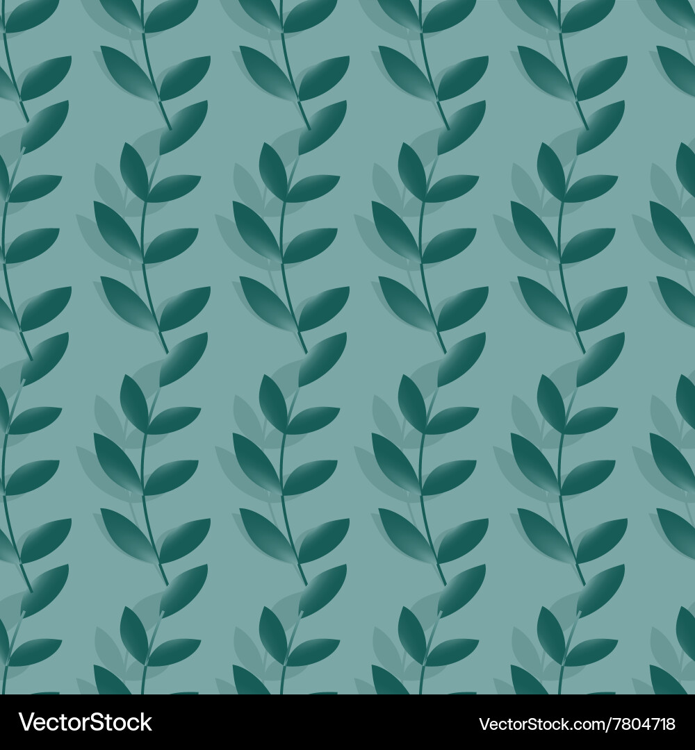 Endless waves of grass pattern Vector Image
