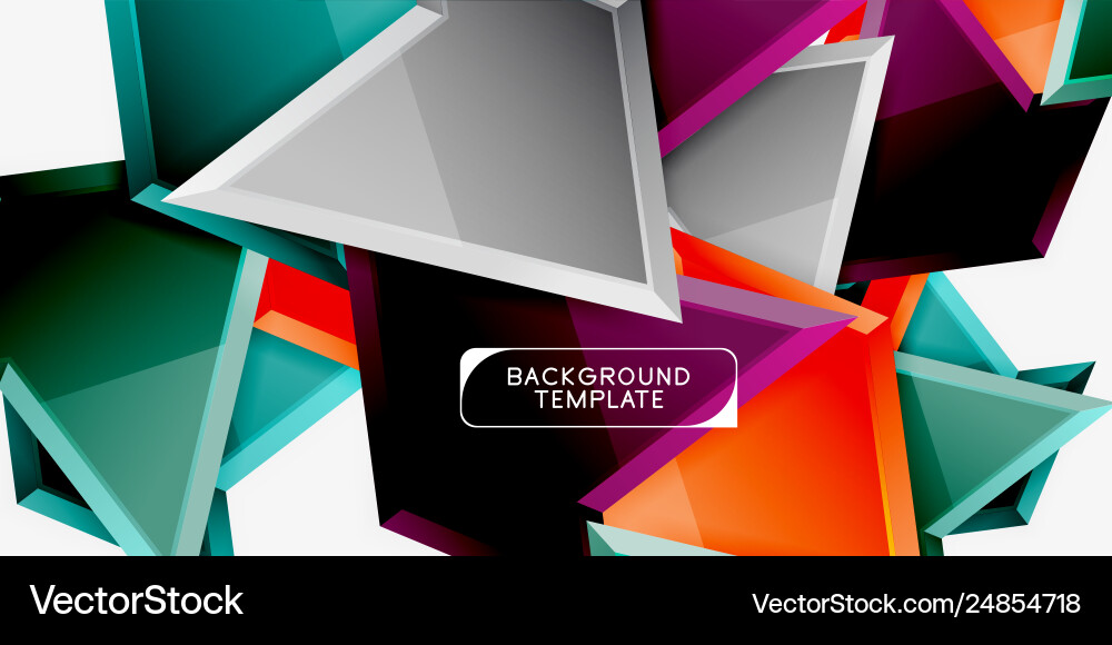 Minimal geometrical triangles with 3d effect Minimal geometrical triangles with 3d effect Vector Image