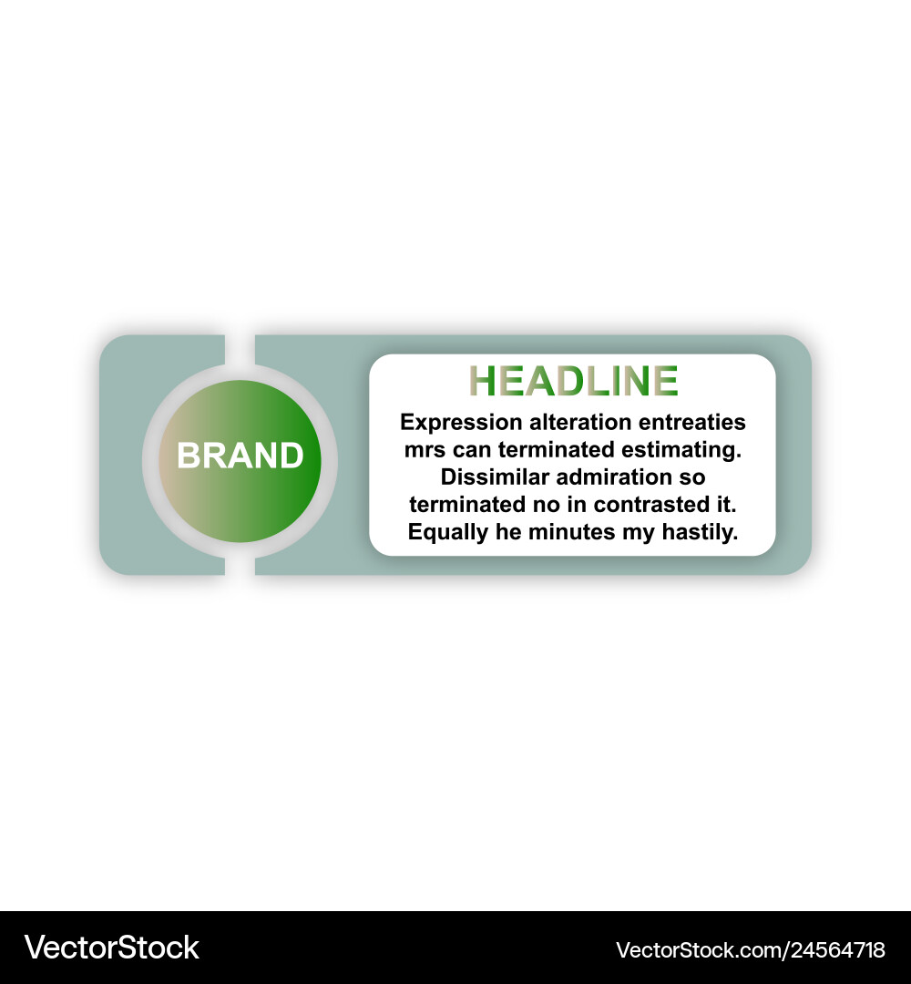 Modern Infographic Template - Data & Concepts vector image