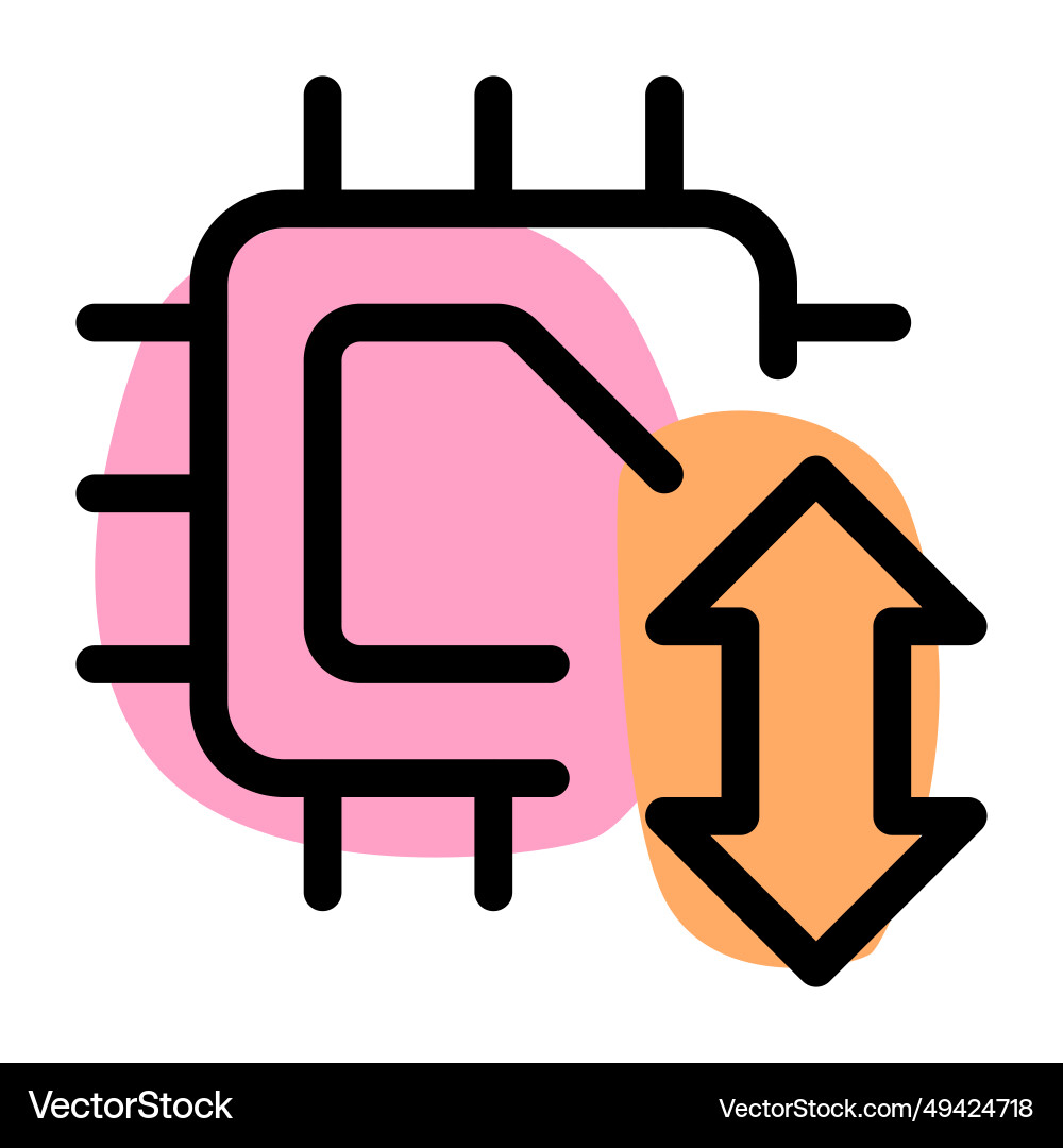 Transferring information with use of microchip vector image