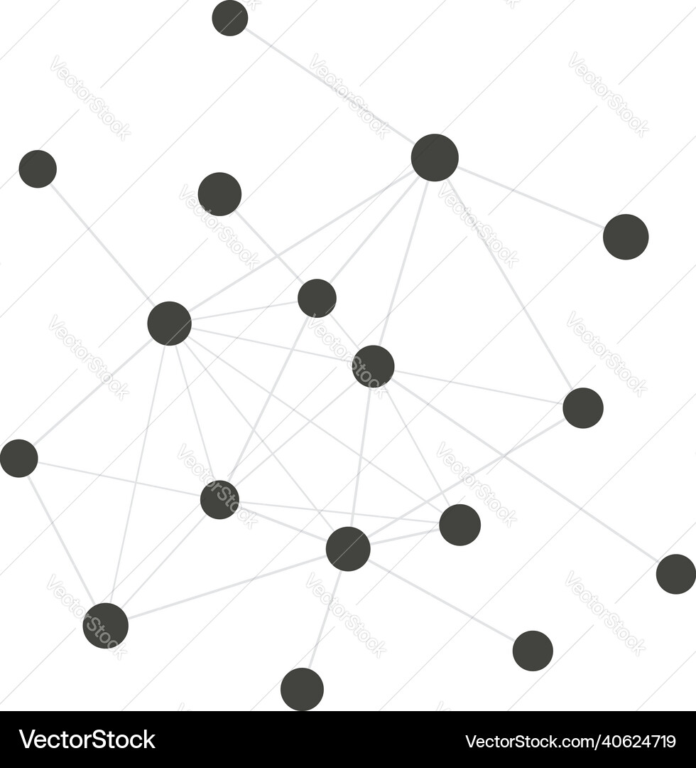 Connection net icon vector image