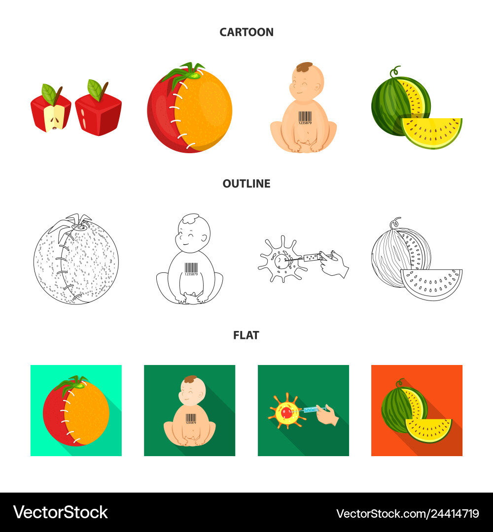 Isolated object of test and synthetic icon Isolated object of test and synthetic icon vector image