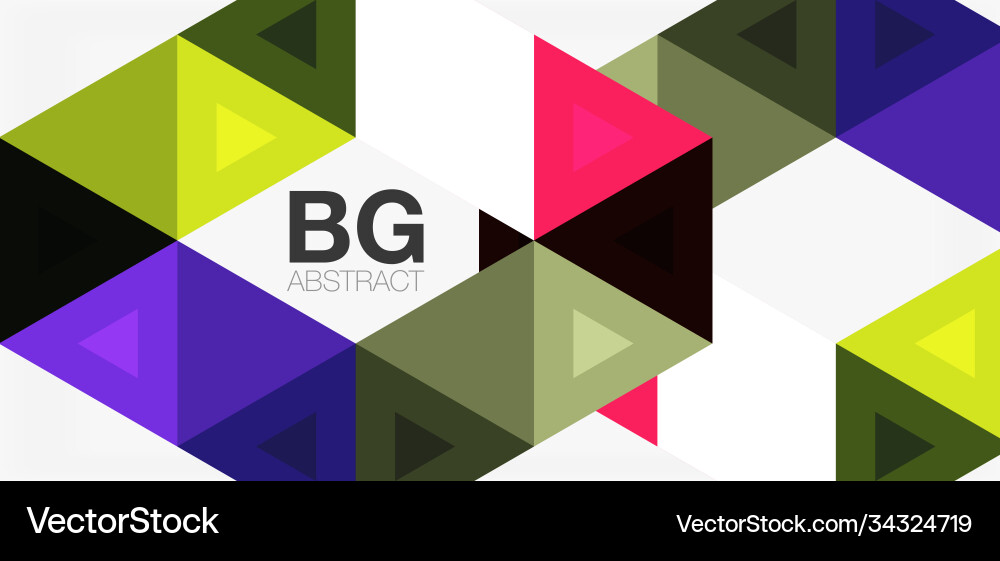 Mosaic triangle pattern abstract background Mosaic triangle pattern abstract background Vector Image