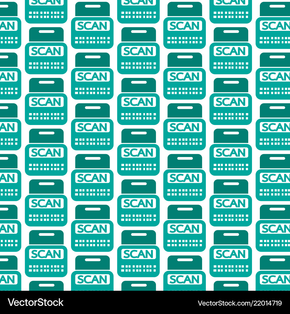 Pattern background scan stock icon vector image
