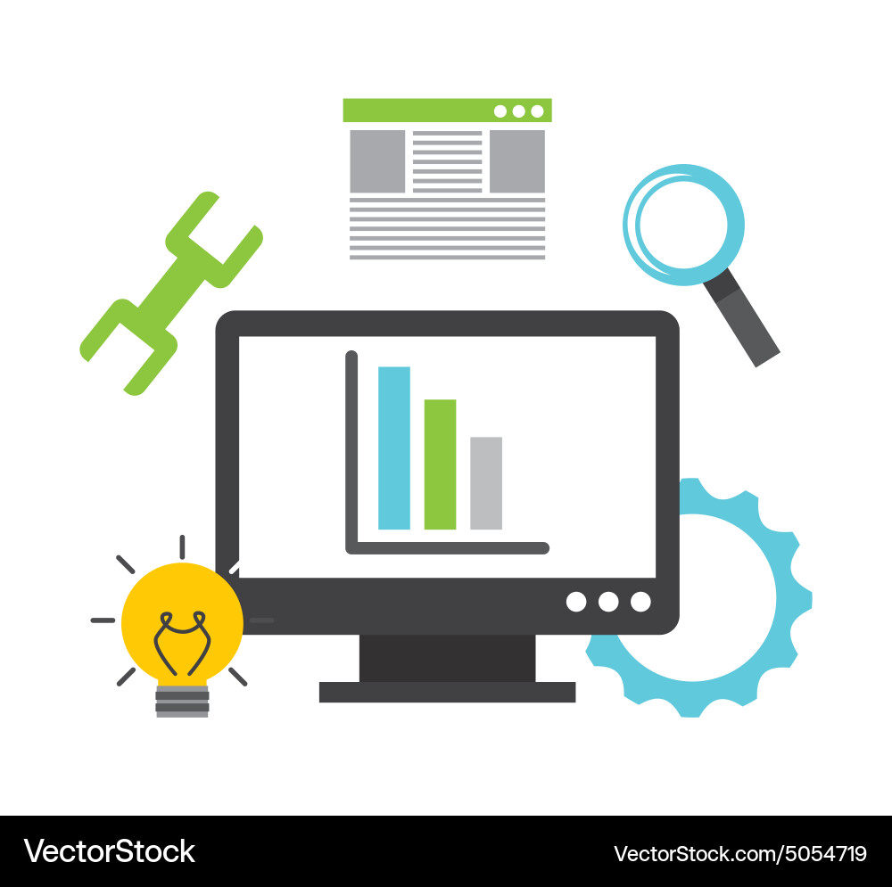 Programming software vector image