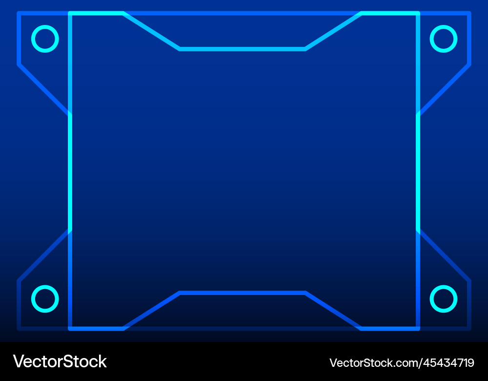 Technology background overlapping square lines vector image