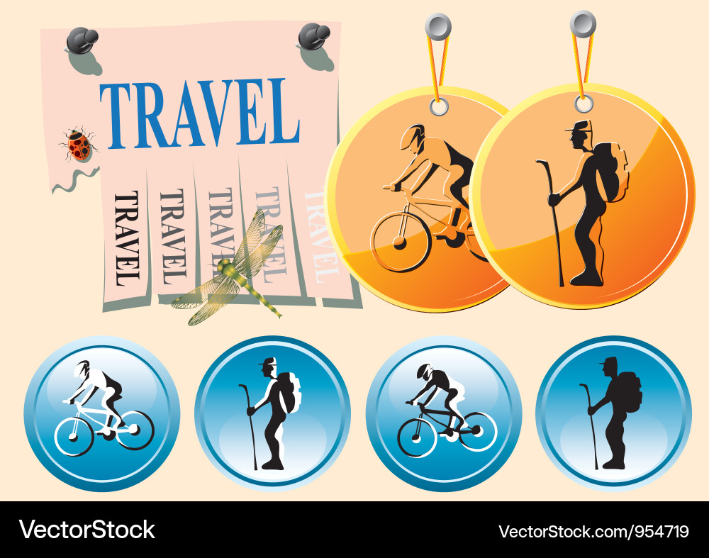 Trip Vector Image
