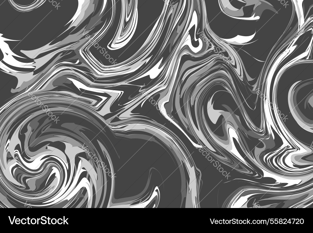Abstract fluid marble pattern background vector image