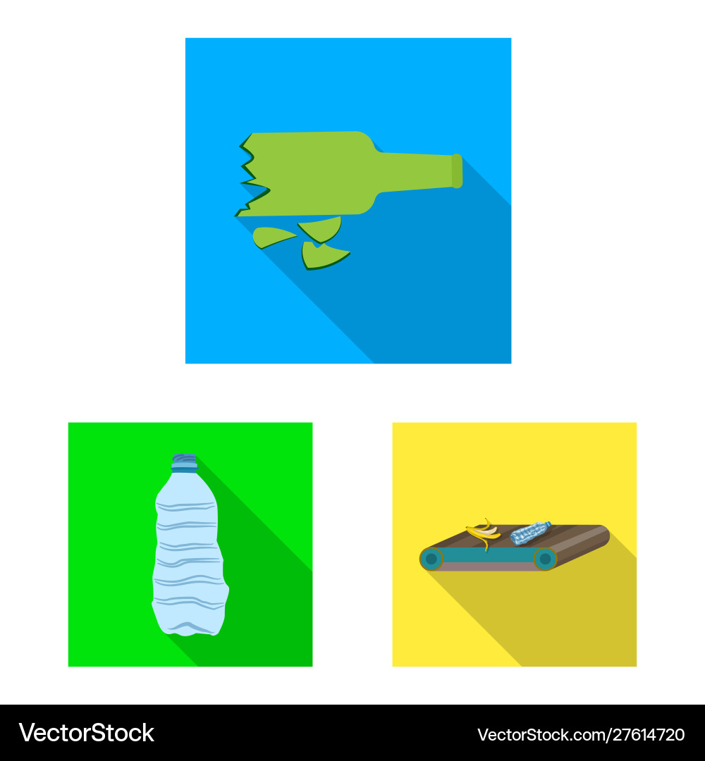 Isolated object refuse and junk symbol set Isolated object refuse and junk symbol set vector image