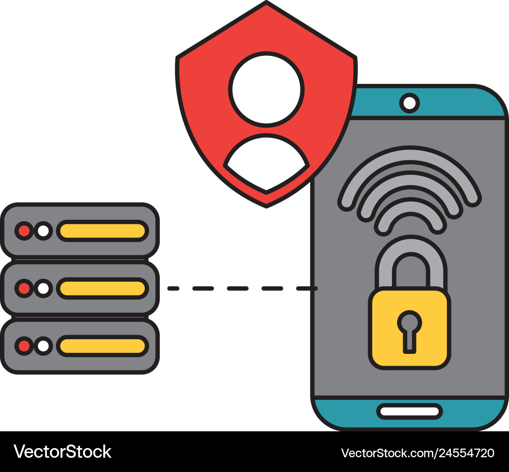 Security data technology Vector Image