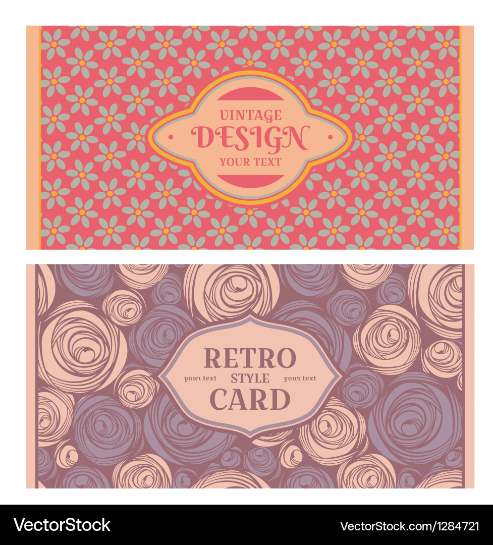 Frames in retro style vector image