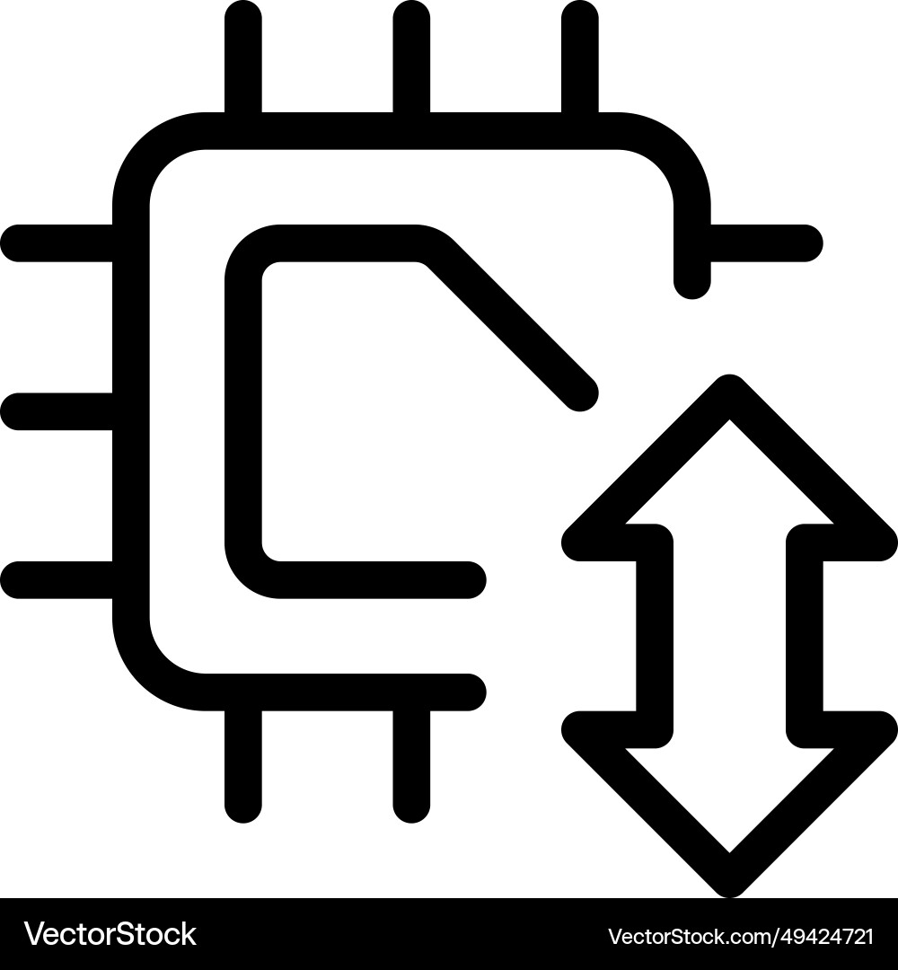 Transferring information with use of microchip vector image