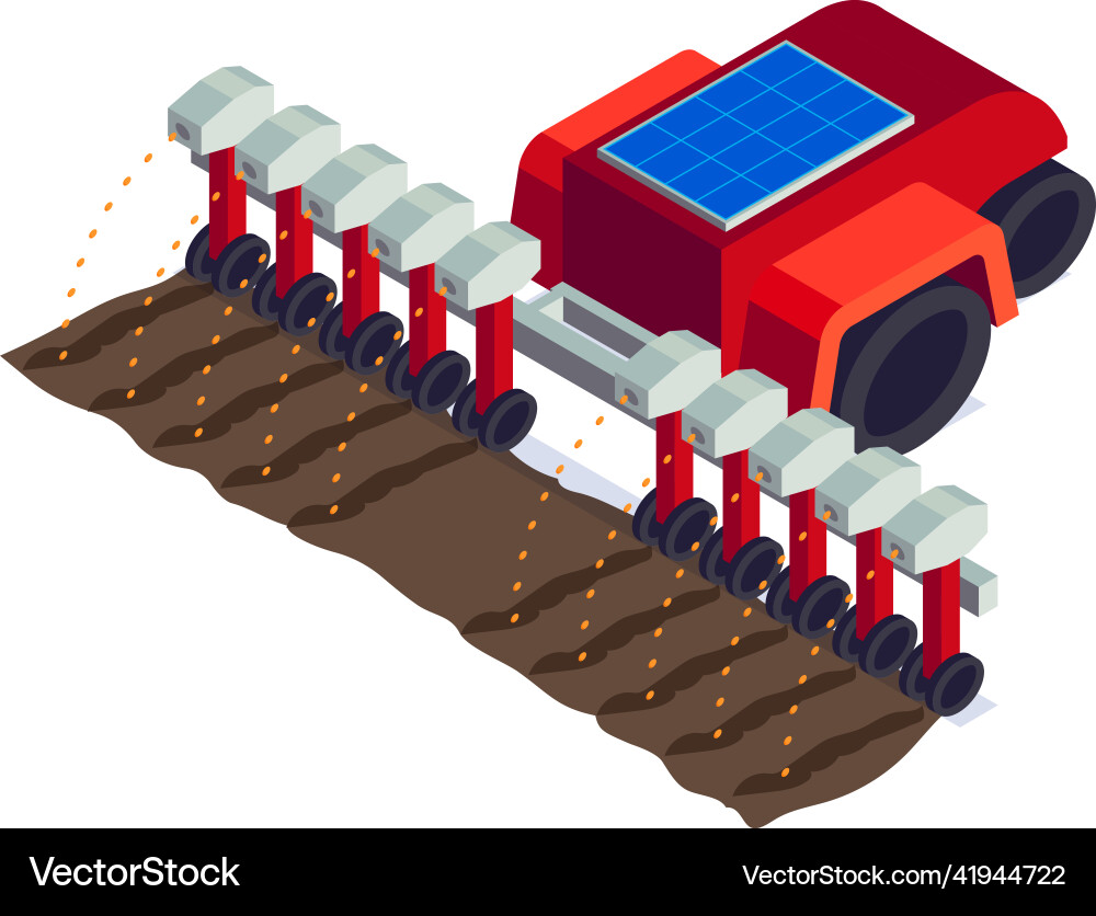 Automatic field scattering composition Automatic field scattering composition Vector Image