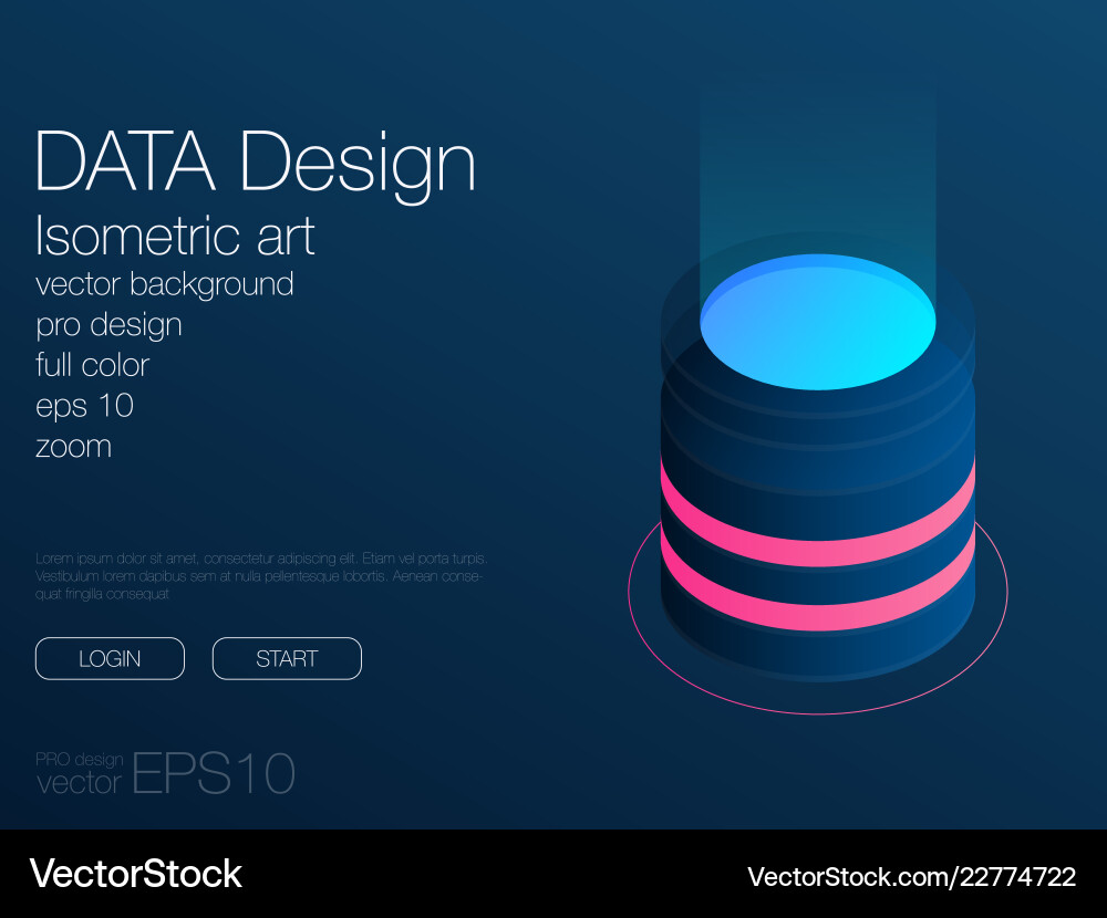 Dashboard infographic template with modern design Vector Image