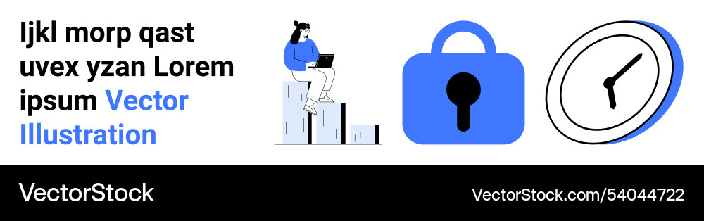 Engaging digital lifestyle and security concept Engaging digital lifestyle and security concept vector image
