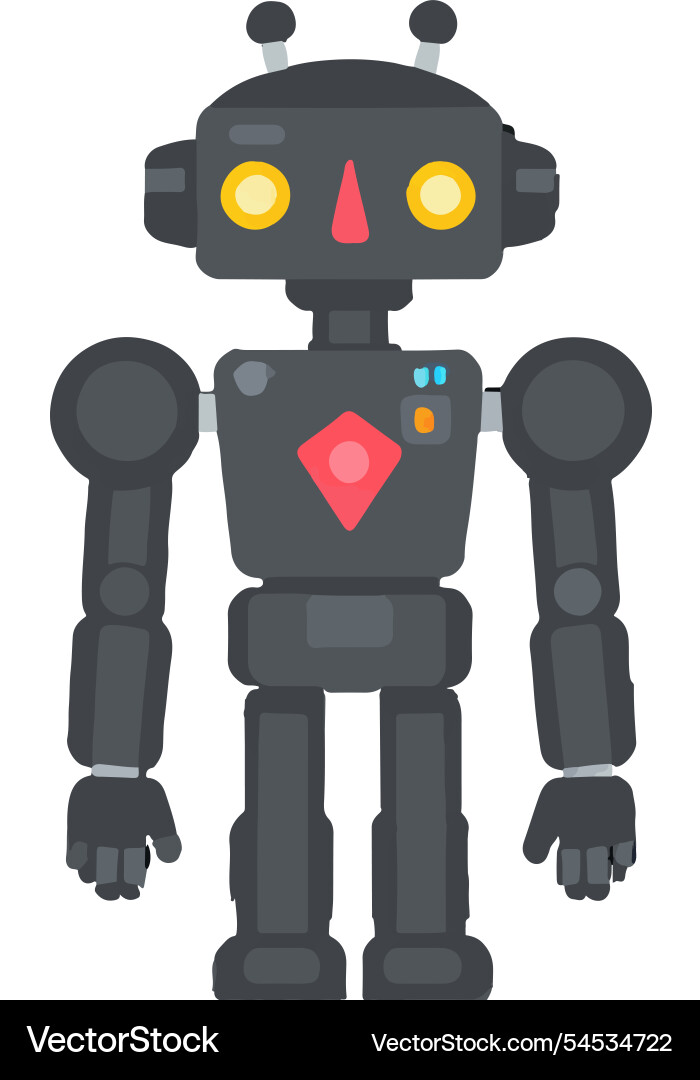 Servodrive ai machine roboticslab future Vector Image