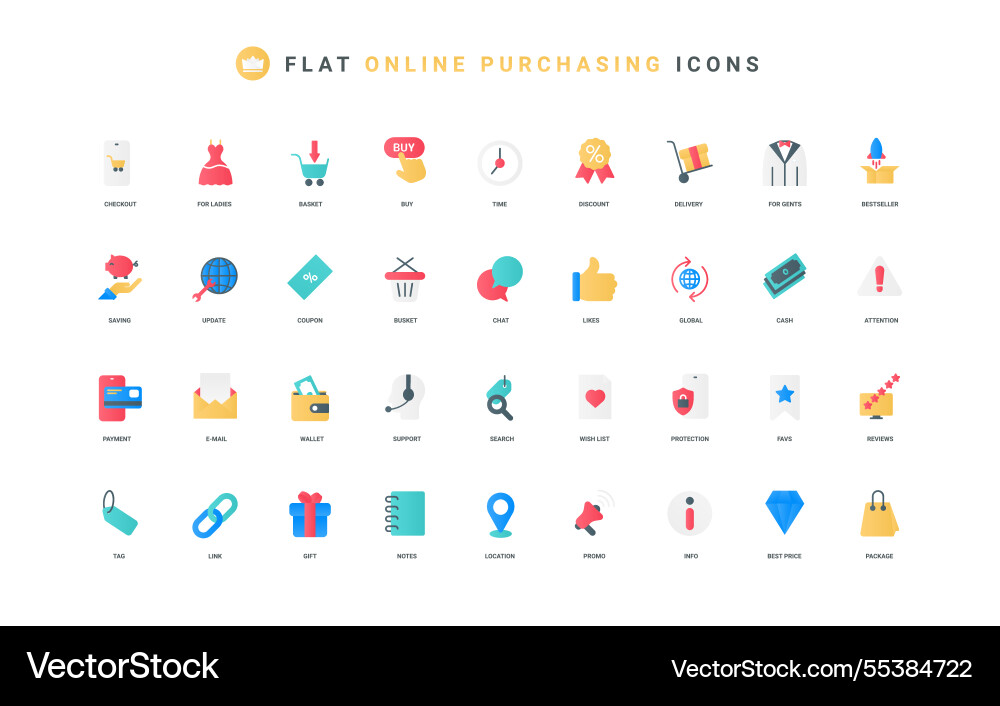 Shopping and sales in online store with discount Shopping and sales in online store with discount vector image