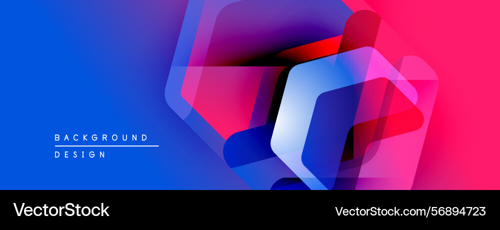 Abstract geometric shapes overlap creating Abstract geometric shapes overlap creating vector image