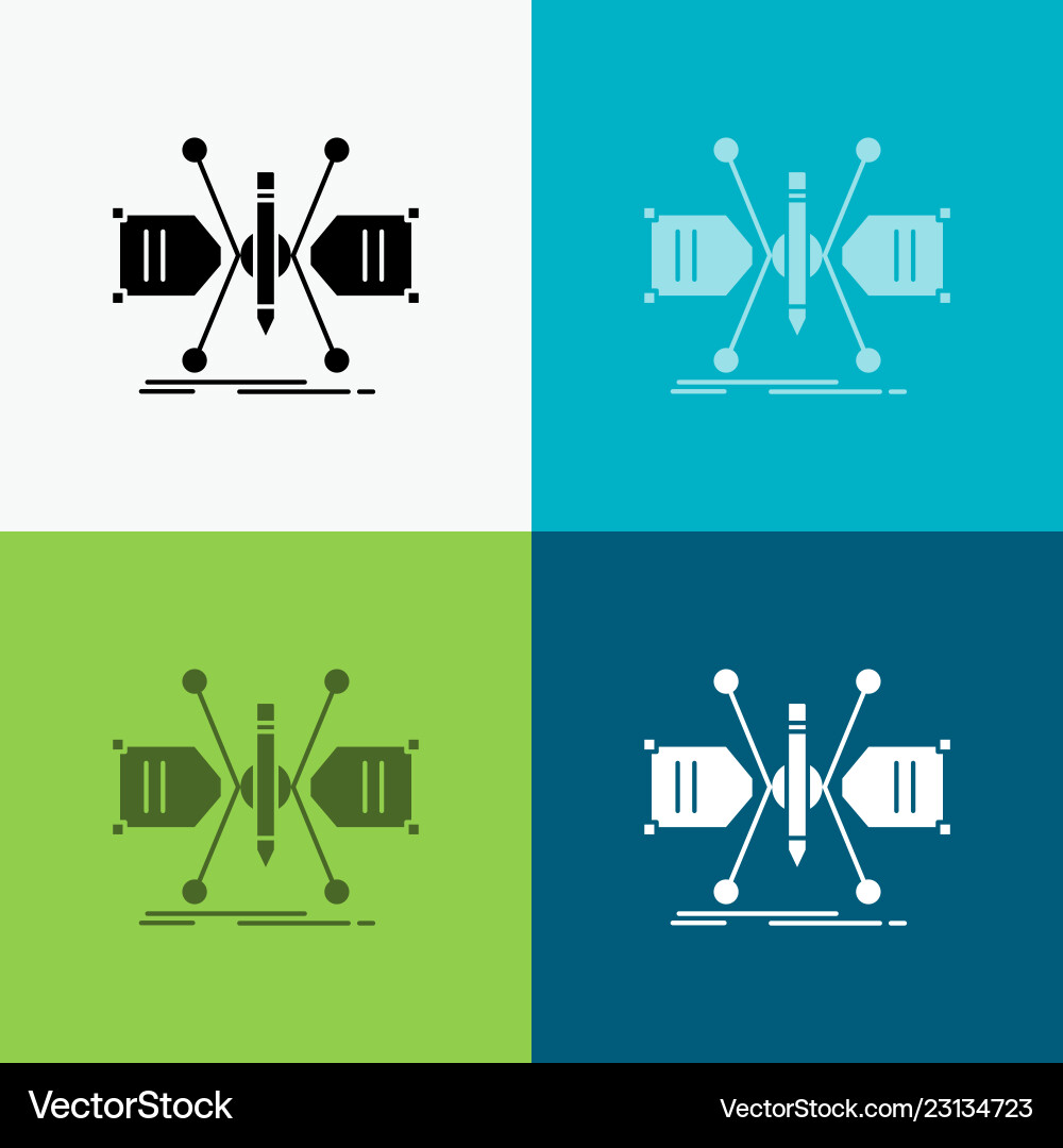 Architect constructing grid sketch structure icon Architect constructing grid sketch structure icon Vector Image