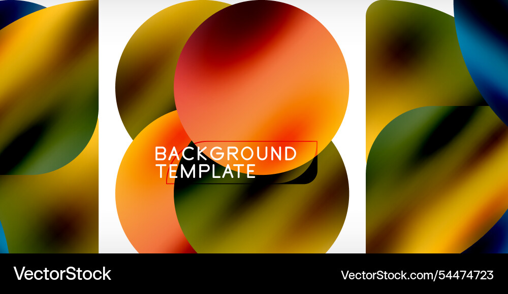 Bright circles with shadows abstract background Bright circles with shadows abstract background vector image