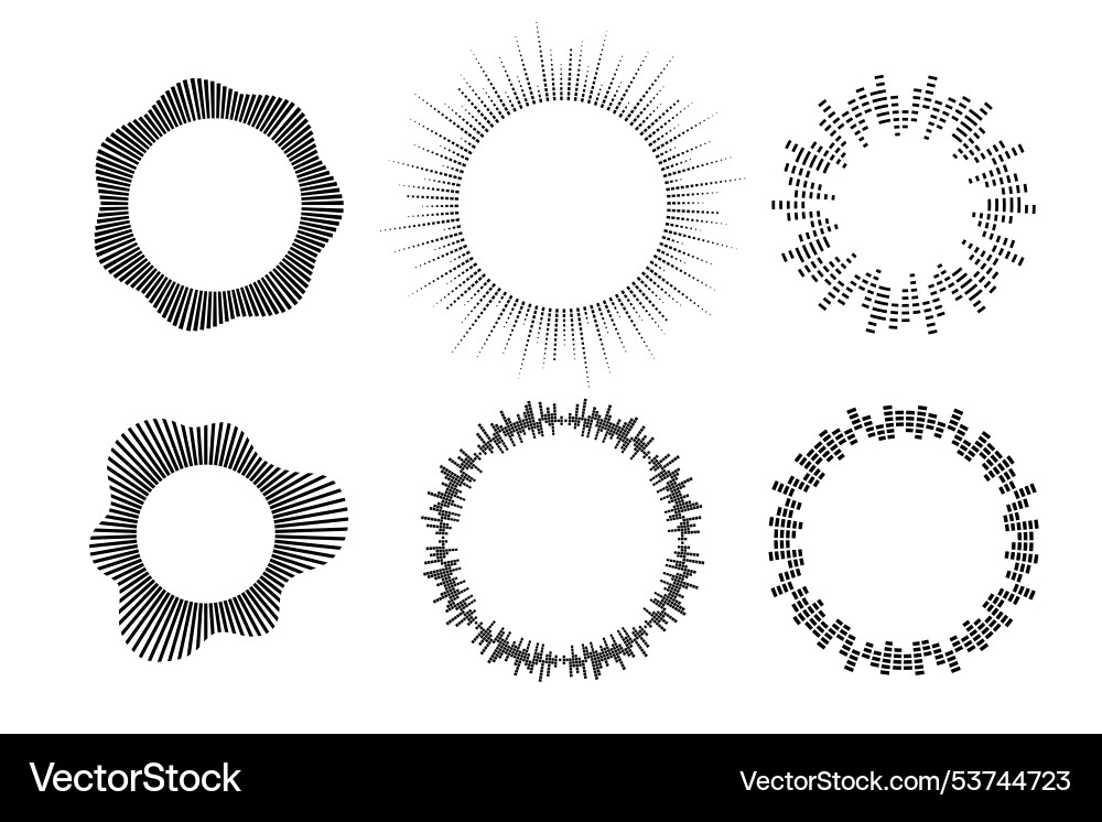 Dynamic Sound Wave - Music Equalizer Vector Image