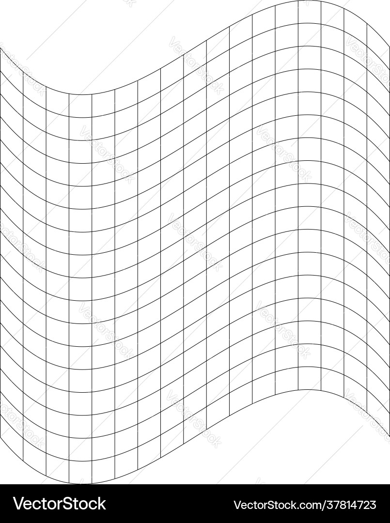 Grid mesh lattice grating with distort deform Grid mesh lattice grating with distort deform Vector Image