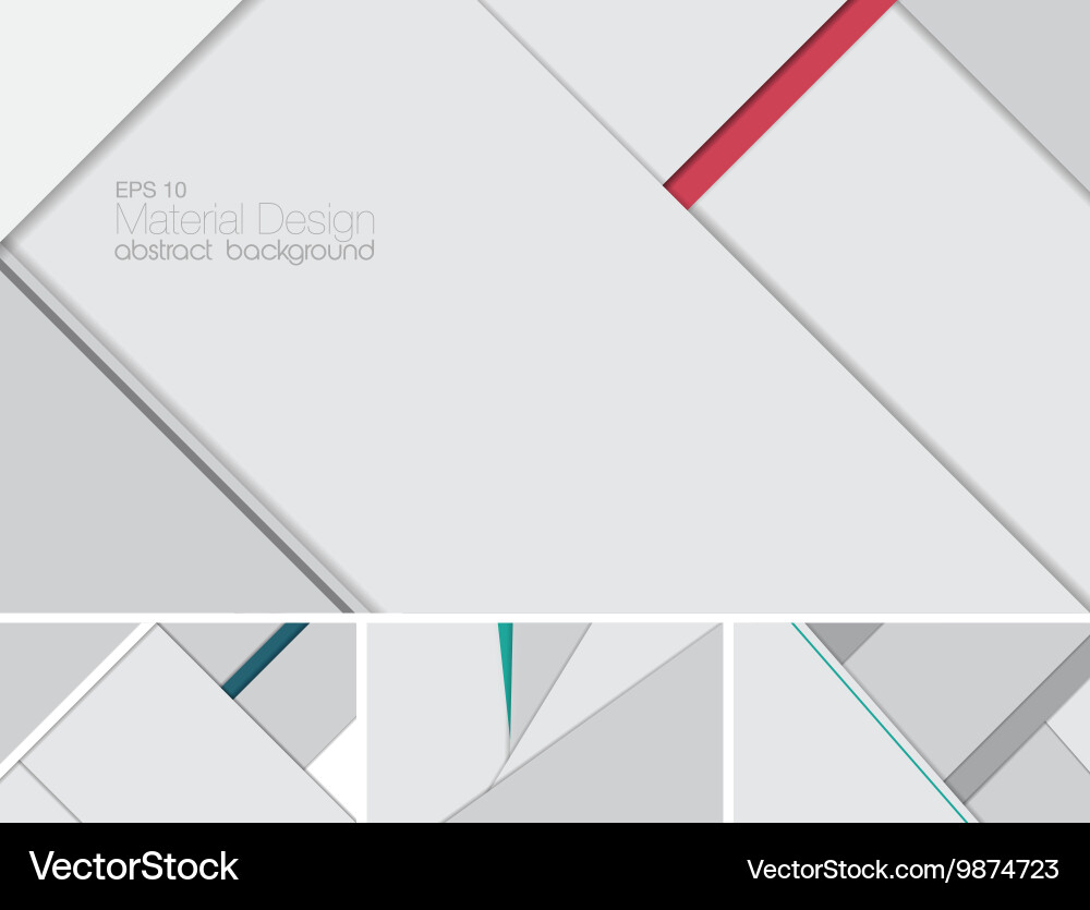 Material design abstract background vector image