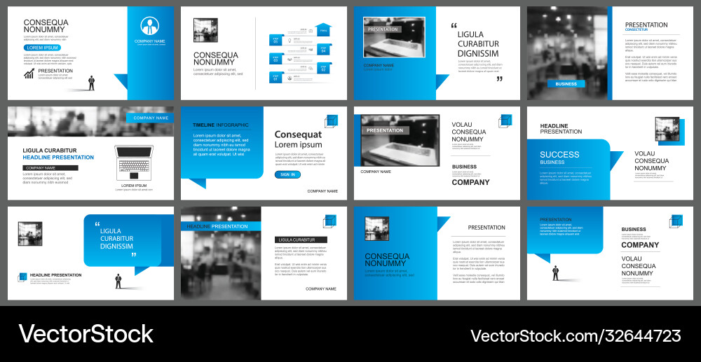 Presentation and slide layout template design Presentation and slide layout template design Vector Image