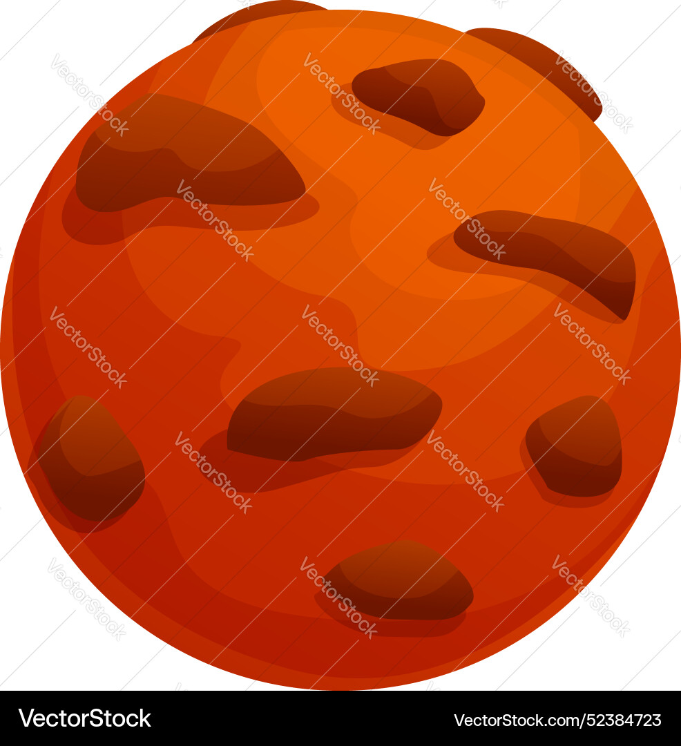 Red planet mars is orbiting in solar system Red planet mars is orbiting in solar system vector image