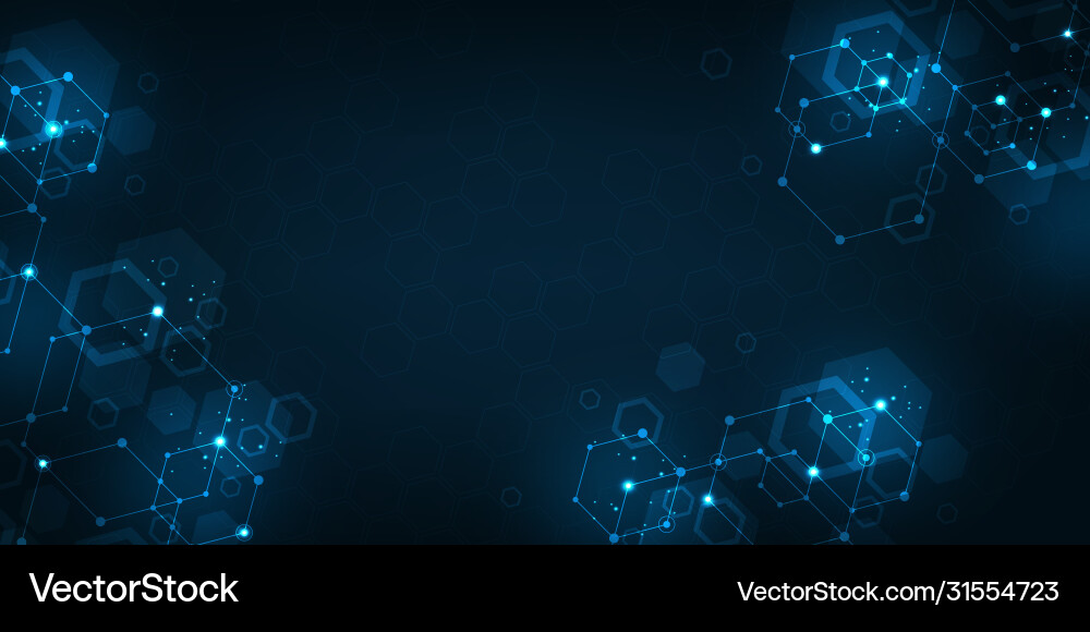 Technology in concept data network Vector Image