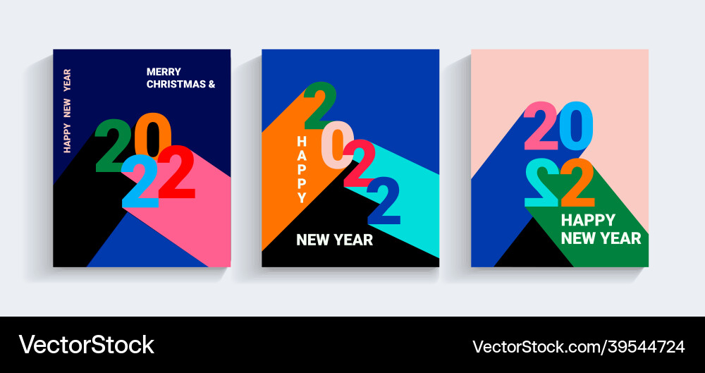 2022 new year greeting banner 2022 new year greeting banner vector image