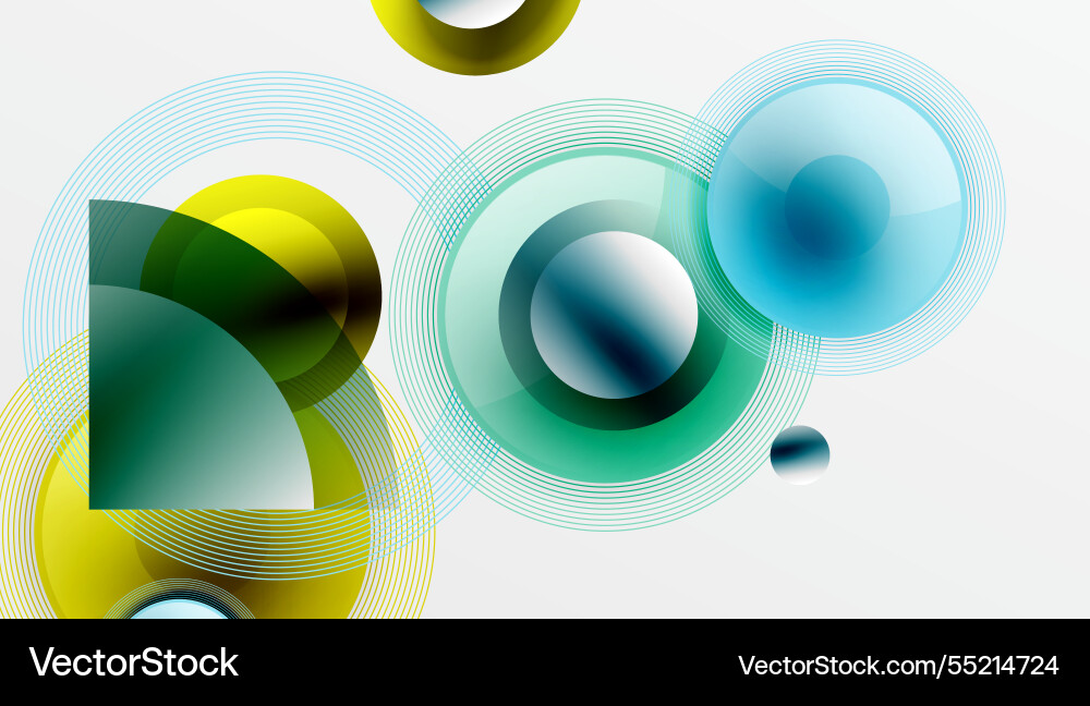 Abstract composition of overlapping circles Abstract composition of overlapping circles Vector Image