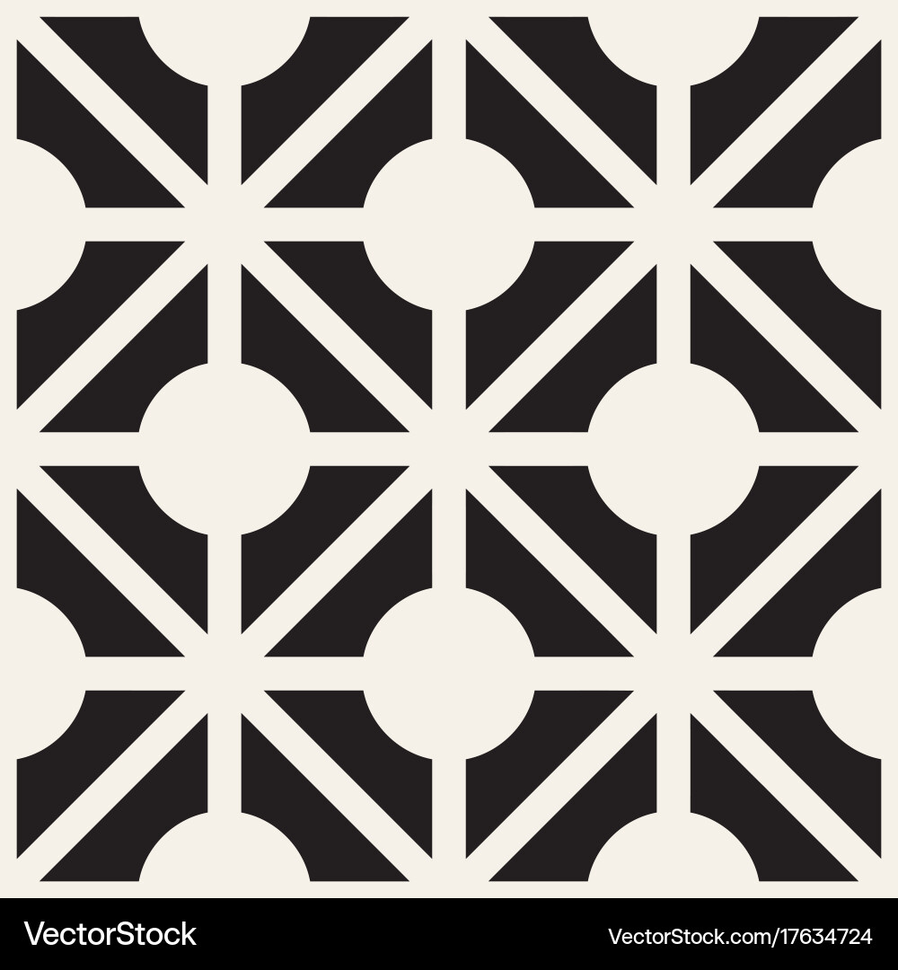 Abstract geometric lines lattice pattern seamless Vector Image