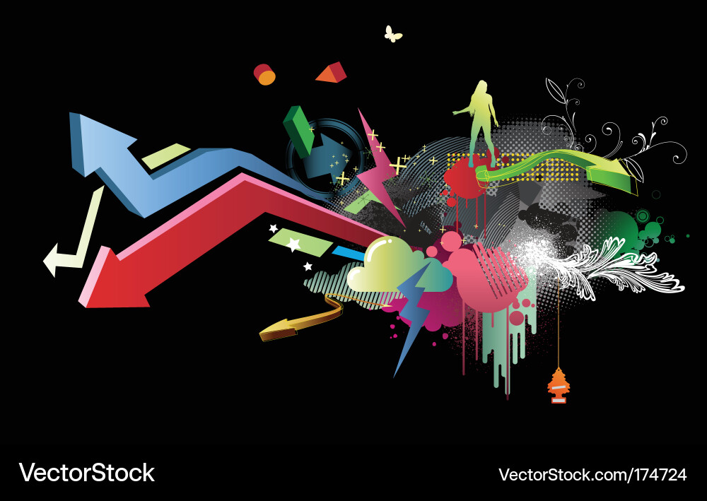 Abstract Party Background Vector Image