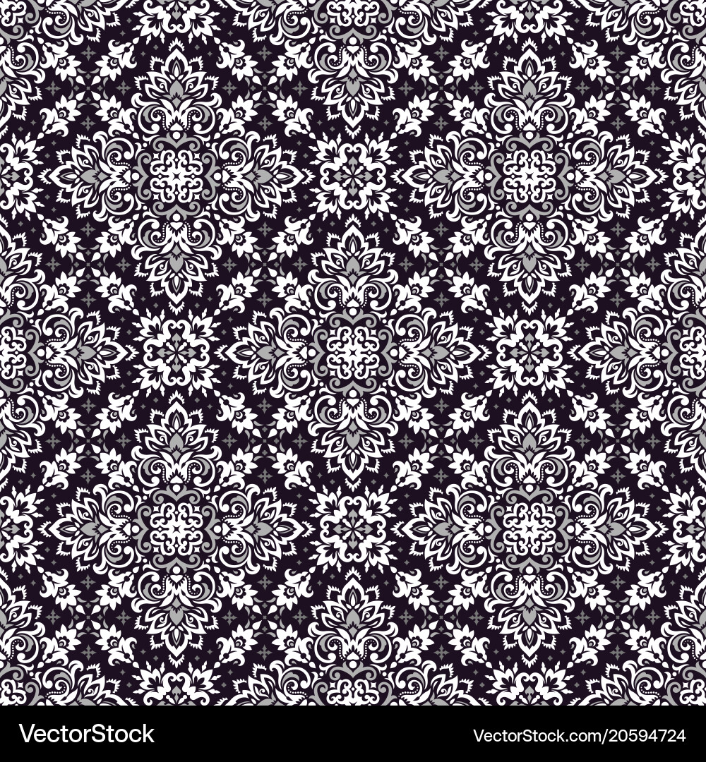 Elegant Damask Pattern Vector Image