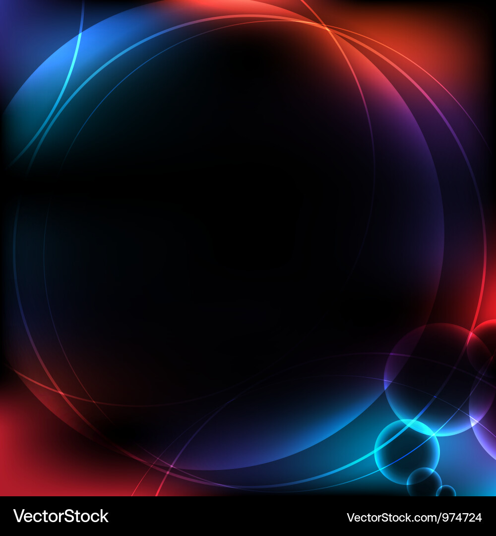 Glowing Circular Light Background vector image