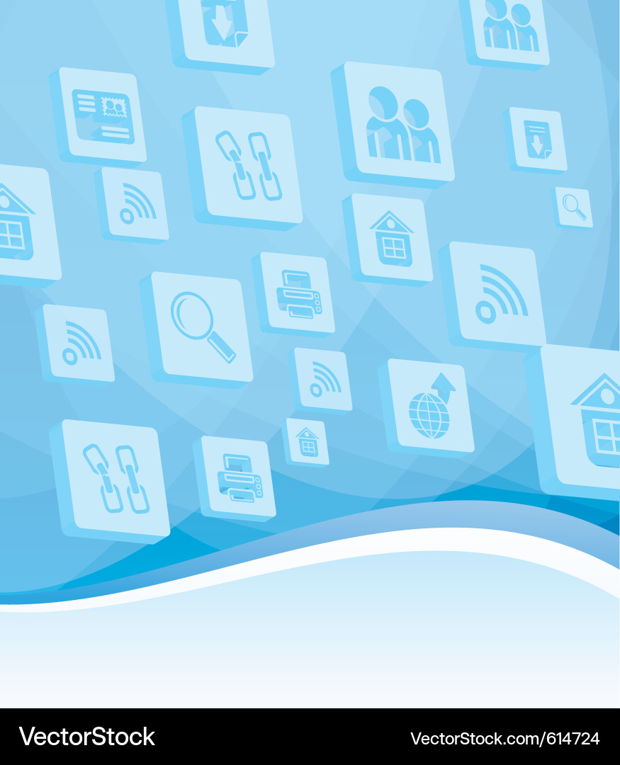 Internet and technology background Vector Image