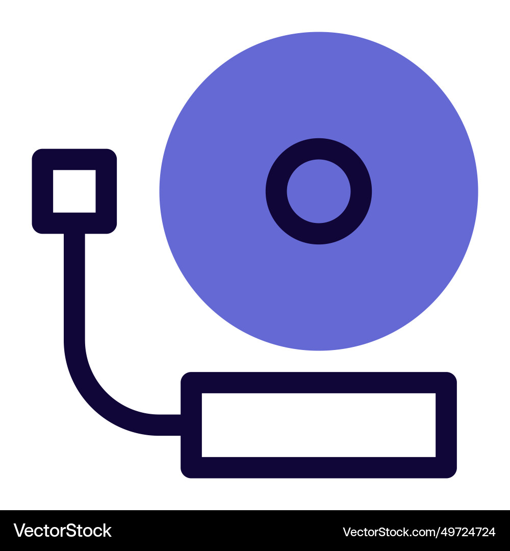 Using fire alarm to detect possible dangers Vector Image