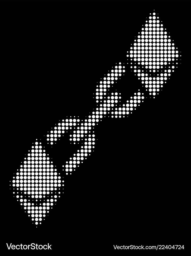 White halftone ethereum blockchain icon White halftone ethereum blockchain icon vector image