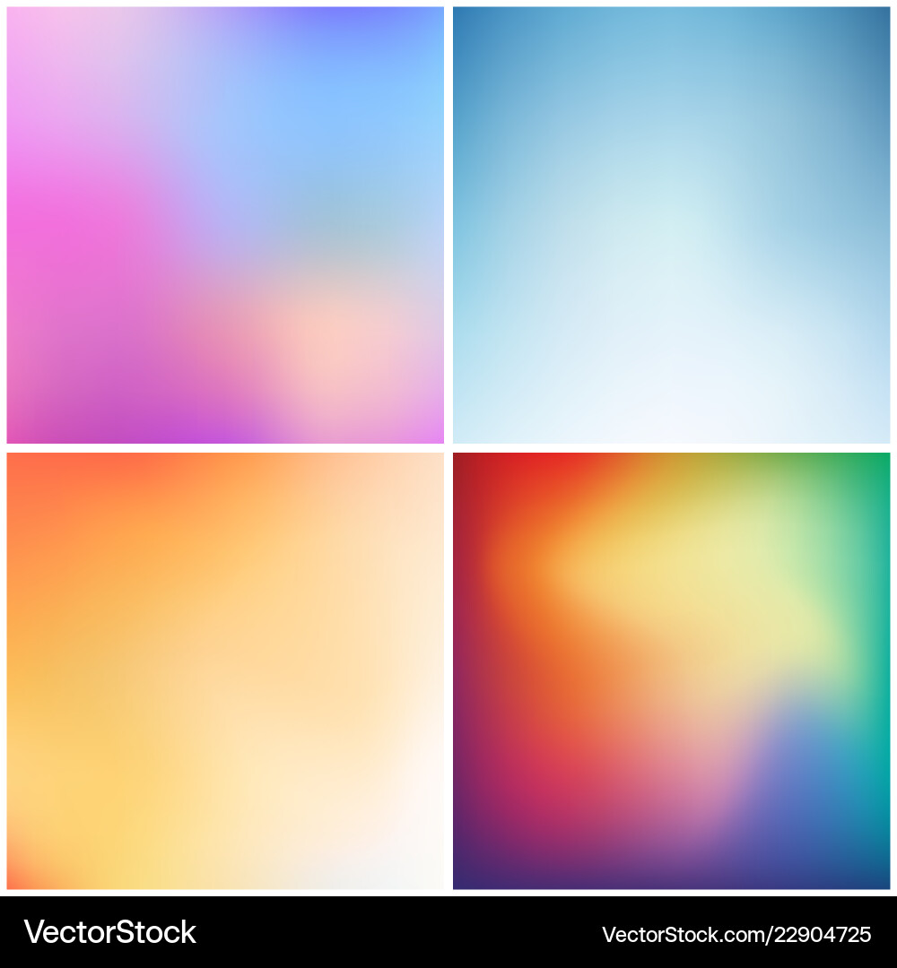 Abstract multicolored bright gradient mesh vector image